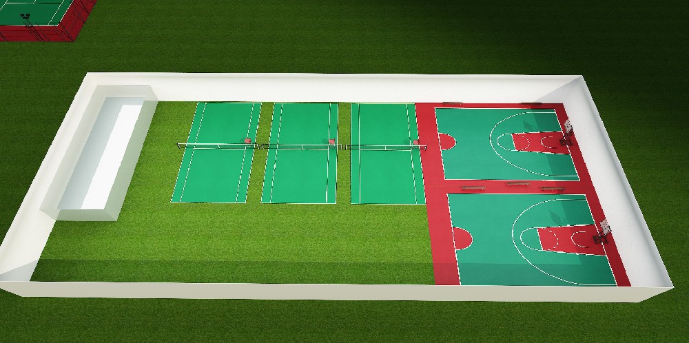 丙烯酸球場(chǎng)面層