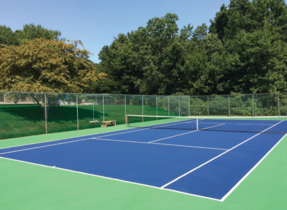 彈性丙烯酸羽毛球場(chǎng)材料