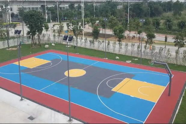 硬地丙烯酸籃球場(chǎng)材料 硬地丙烯酸籃球場(chǎng)材料